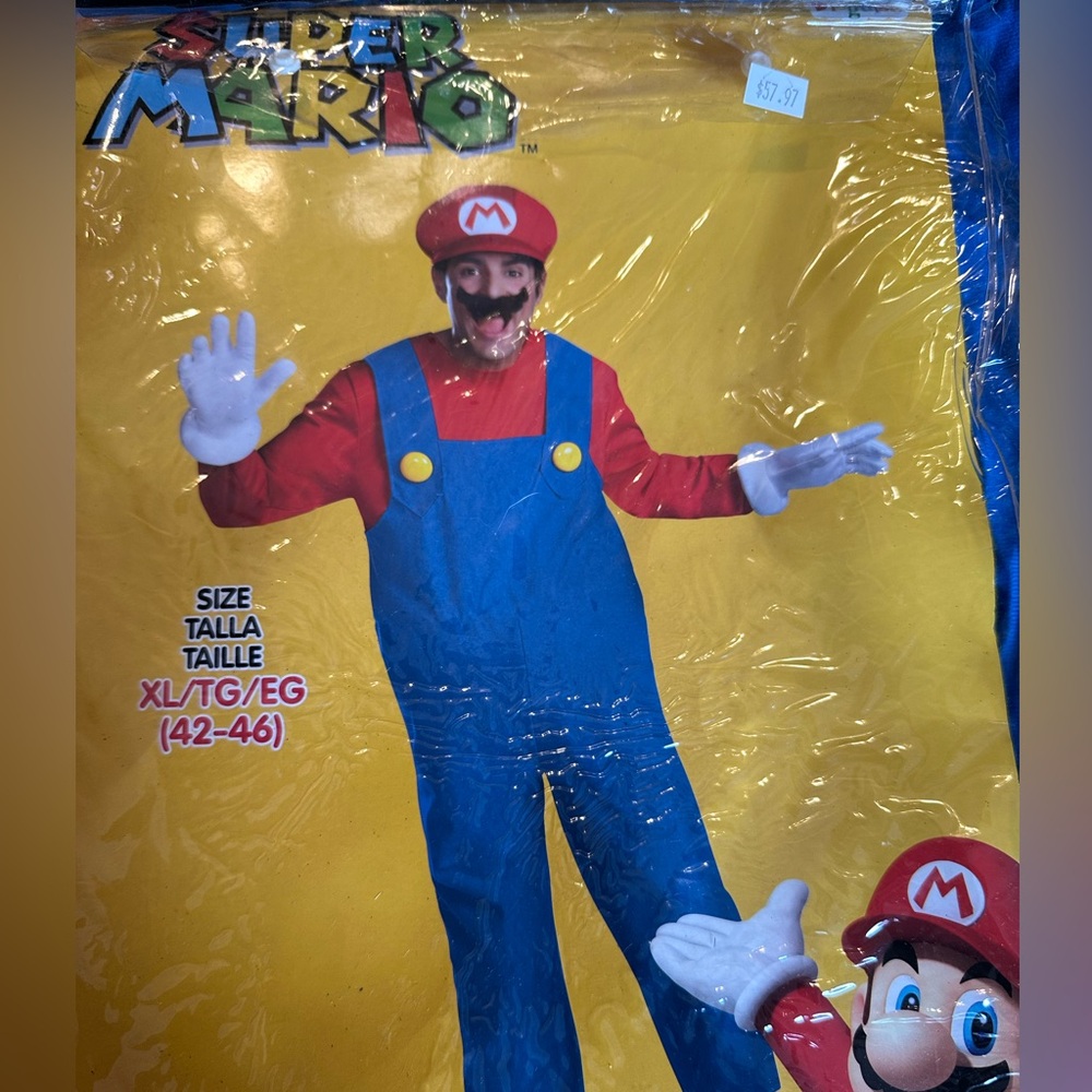 Men’s Super Mario Costume